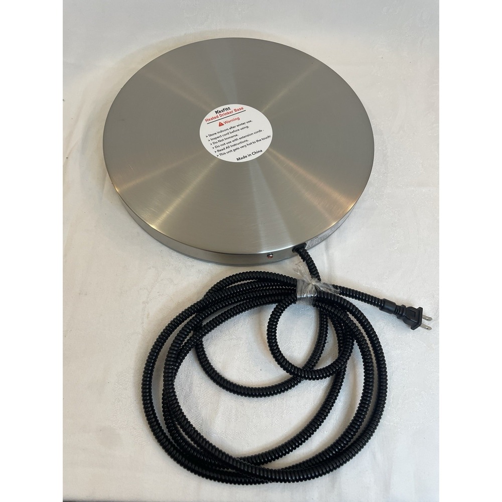 Chicken Water Heater Drinker Base Winter Poultry Water Heater Warmer Kesfitt